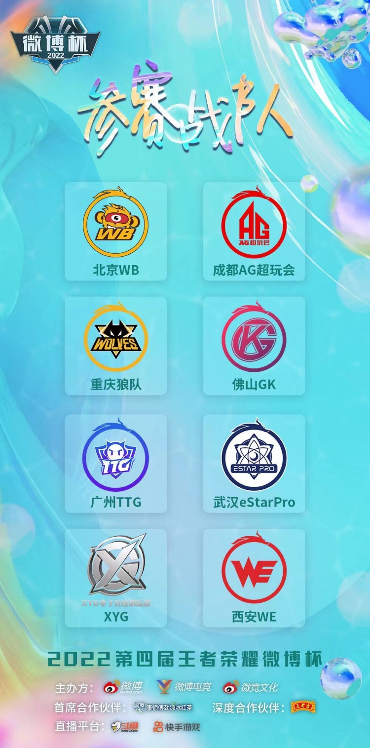包含王者电竞世界杯KWC参赛队伍：18支战队，AG/TTG代表KPL赛区15亮26回复王者荣耀的词条